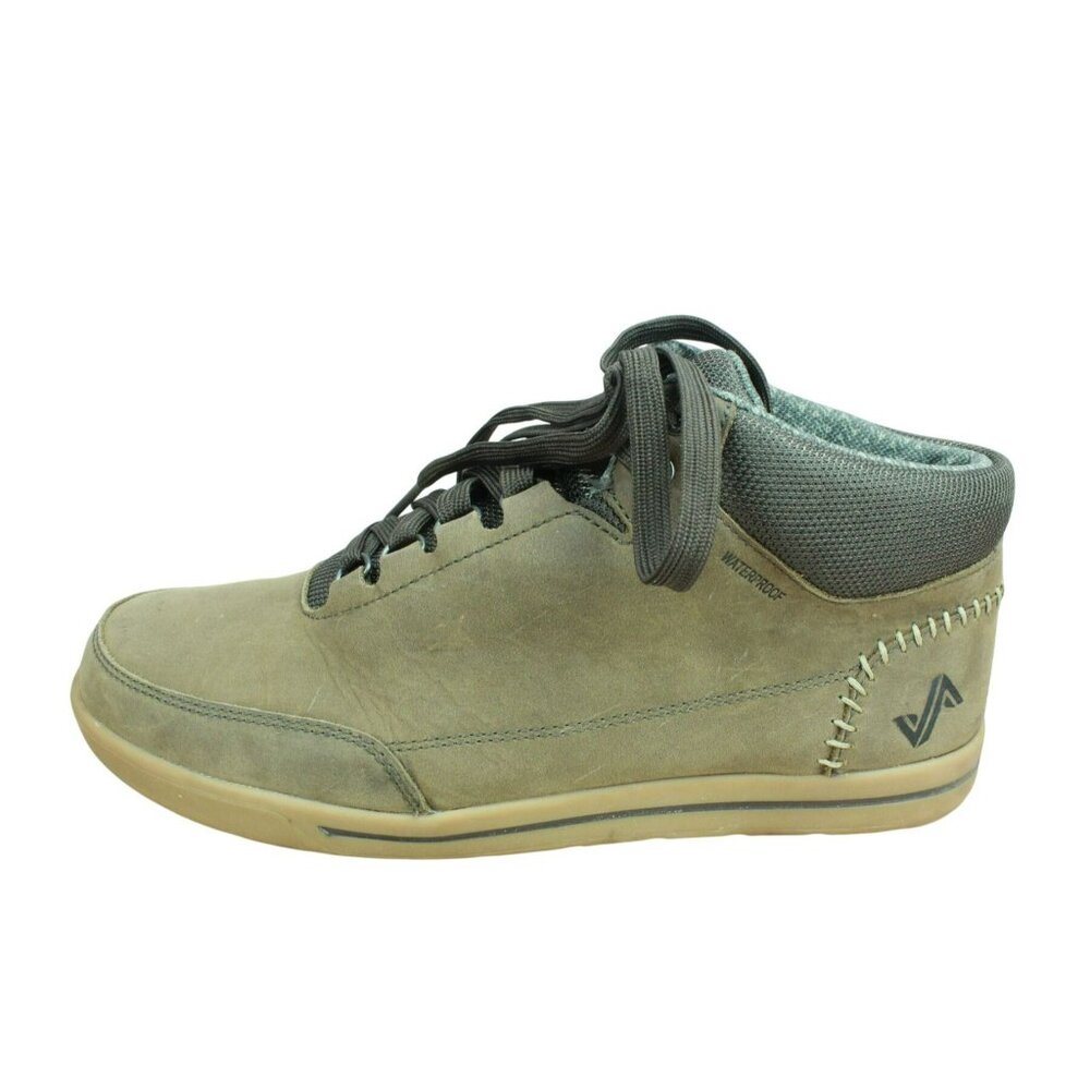 Forsake Phil Brown Leather Lace Up Waterproof Casual Mid Top Boots Size 9.5